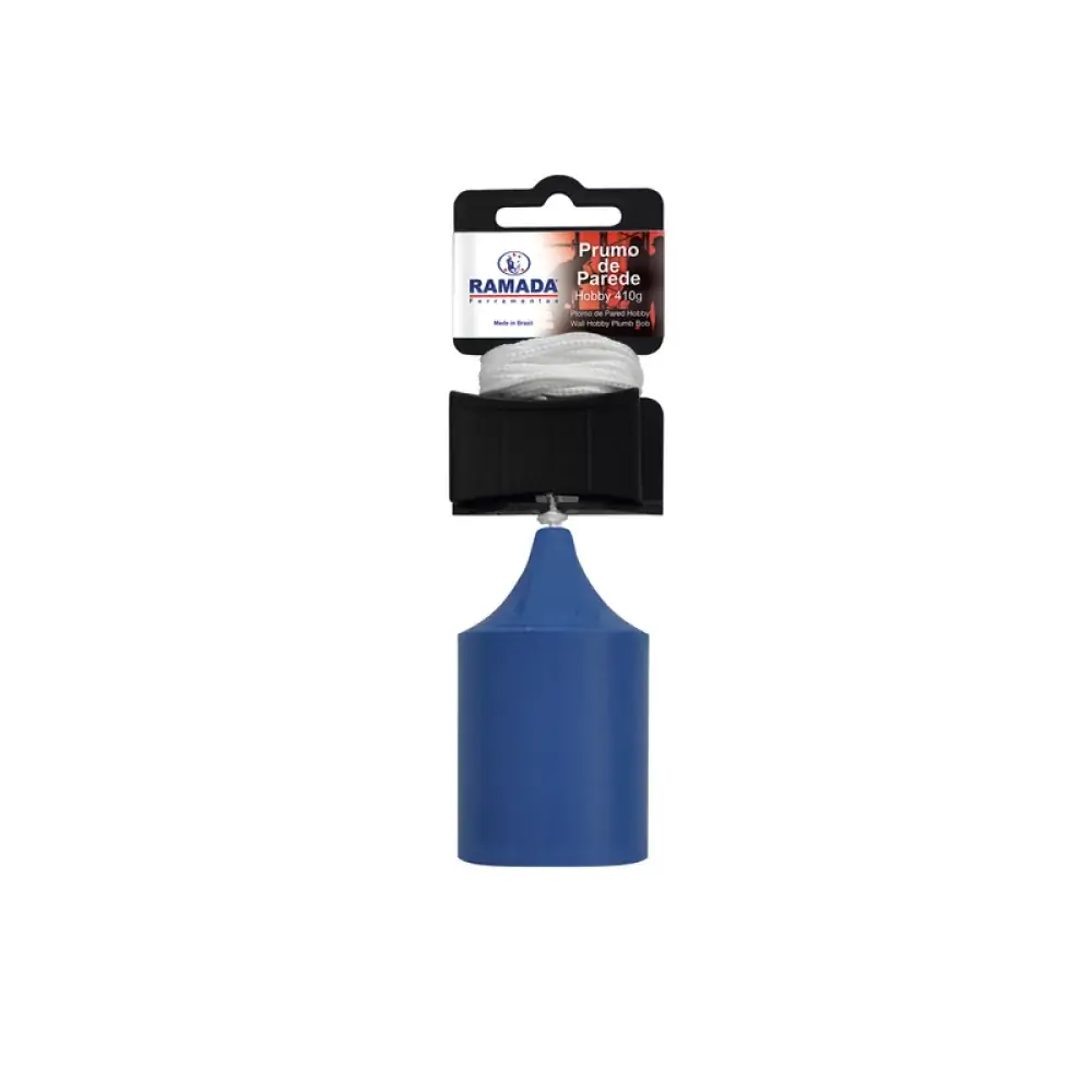 Prumo Plastico Azul 410g