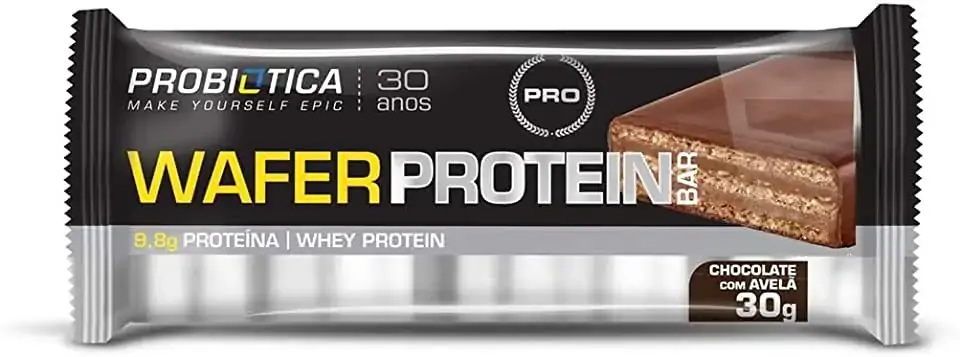 Wafer Protein 30g Sabor Torta De Limao Probiotica