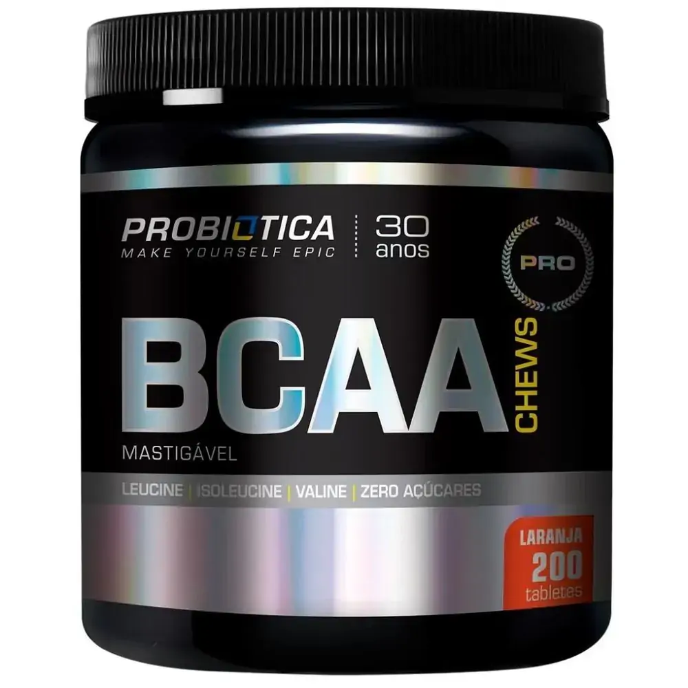 Bcaa Chews Laranja 200tbl Probiotica