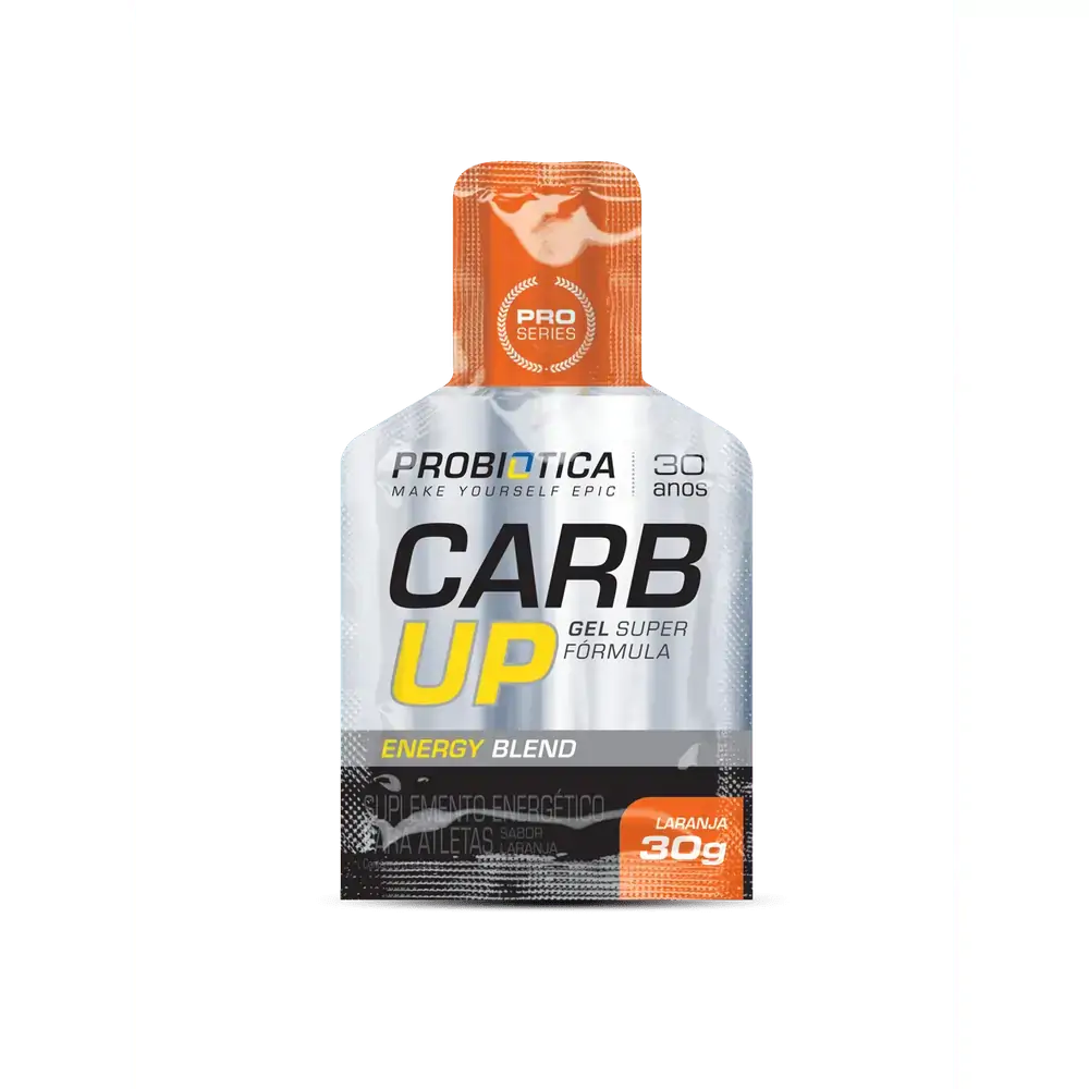 Carb-UP Gel Super Fórmula 30g Cada 10 Sachês Probiótica