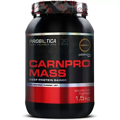 Carnpro Mass 1,5kg Baunilha Probiótica