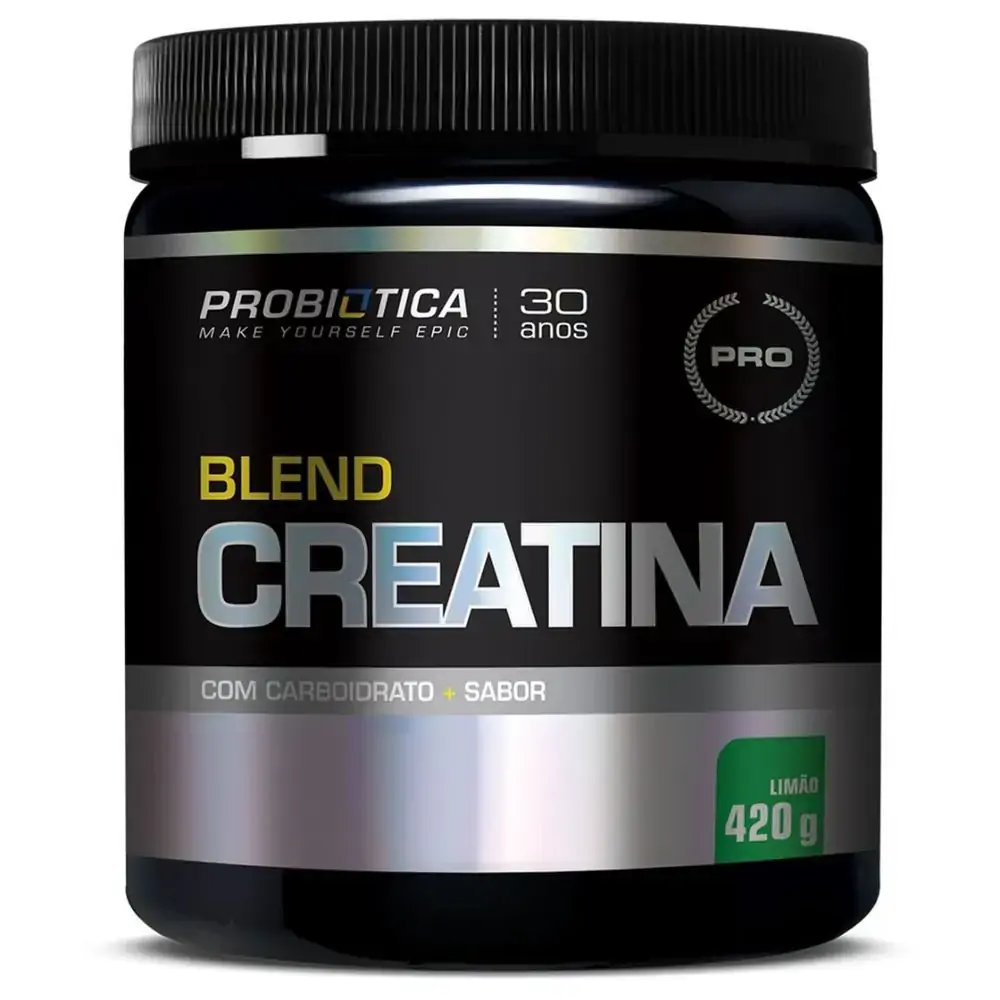 Creatina Blend 420g Sabor Limão Probiotica