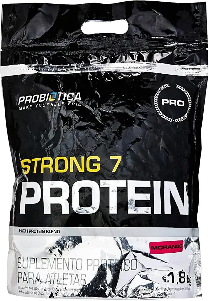 Strong 7 Protein Morango 1800kg Probiotica