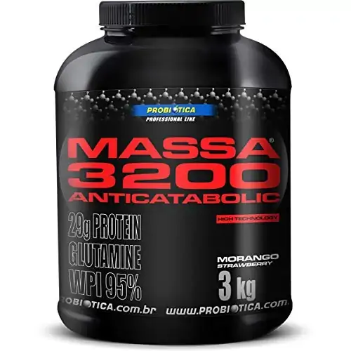 Massa 3200 Anti Catabolic Probiotica Sabor Morango 3,0kg