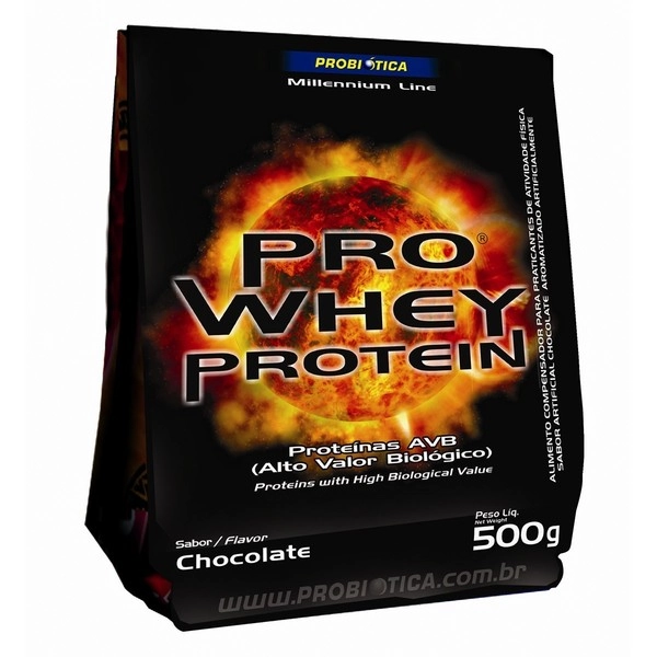 Esportivo Probiótica Pro Whey Protein Pacote Pó 500 Gramas