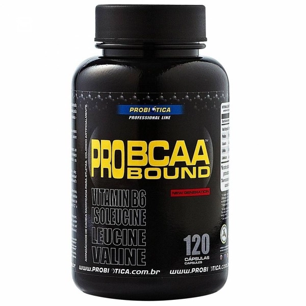 Esportivo Probiótica Pro Bcaa Bound Pote 120 Cápsulas