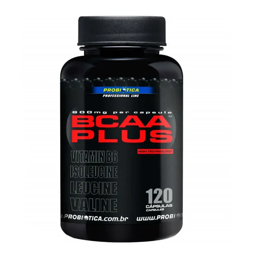 Esportivo Probiótica Bcaa Plus Pote 120 Cápsulas