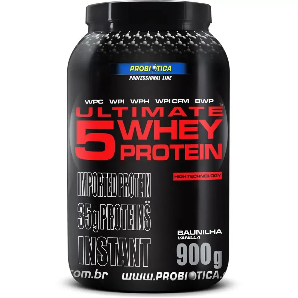 Whey 5 Protein Baunilha 900g Probiotica
