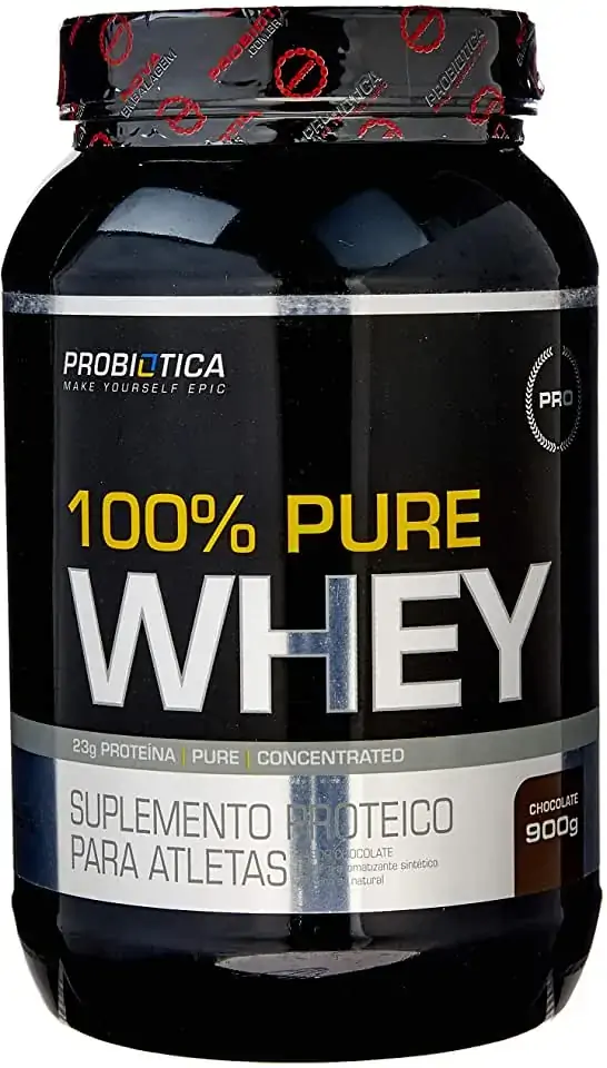 Esportivo Probiótica 100 Pure Whey Protein Pote Pó 900 Gramas