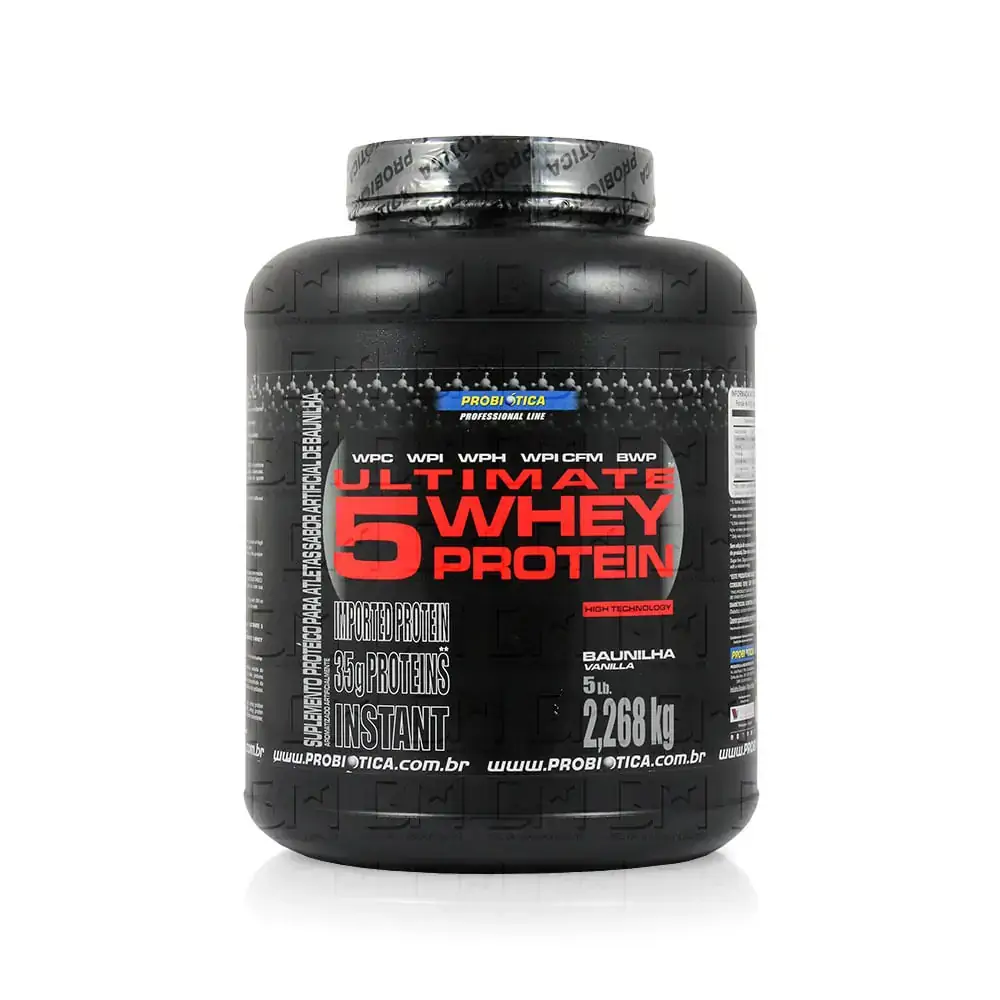 Ultimate 5 Whey Protein 2,26kg Probiótica Probiótica
