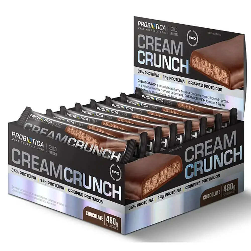 Cx Cream Crunch C/12 Baunilha .