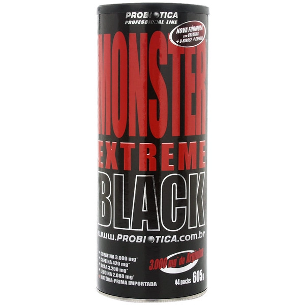 Esportivo Probiótica Monster Extreme Black Lata 44 Packs