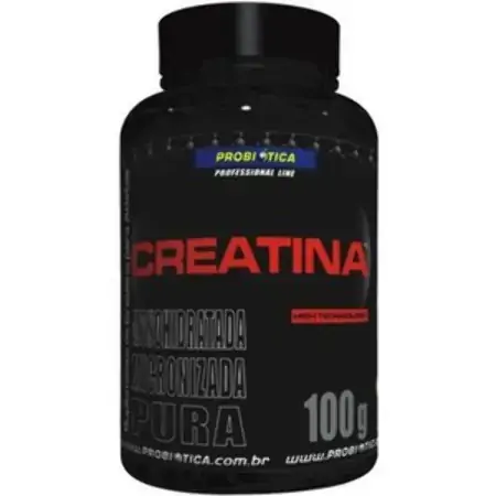 Esportivo Probiótica Creatina Pura Pote Pó 100 Gramas