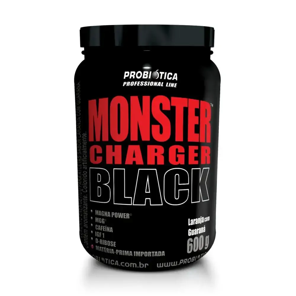 Monster Charger Black Lar/gua. 600g .