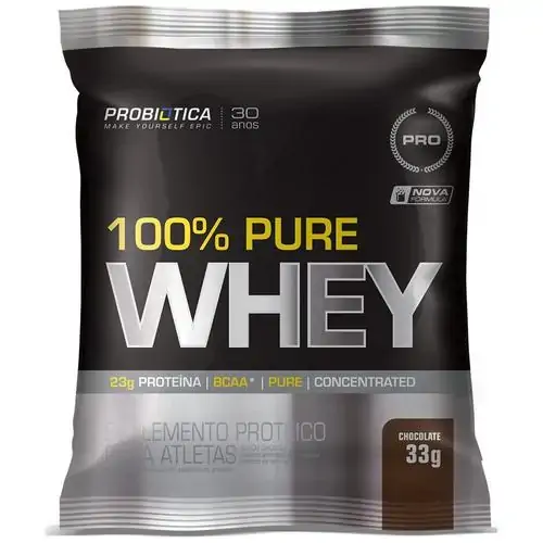Pro 100 Pure Whey 1 Sachê 32g Probiótica Chocolate