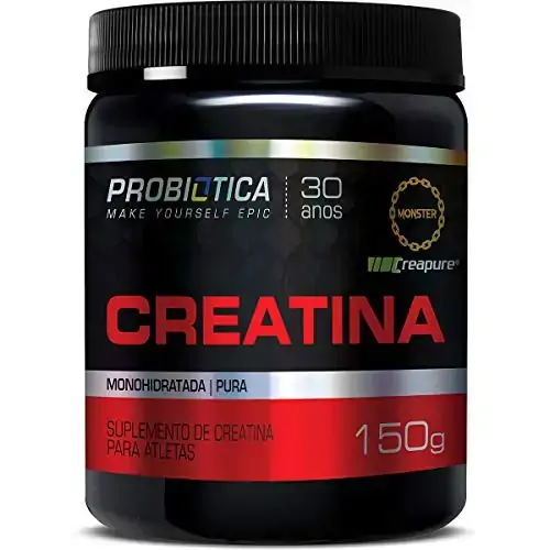 Esportivo Probiótica Creatina Creapure Pote Pó 150 Gramas