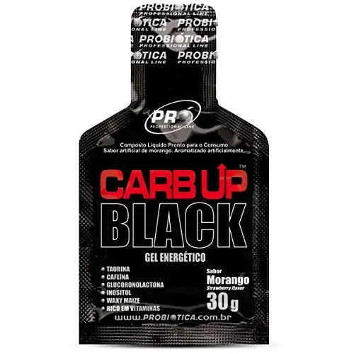 Carb Up Black 300g Morango Probiotica