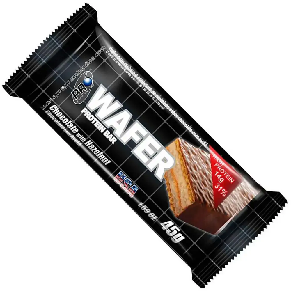 Wafer Protein Bar Choc Cx 12un Probiótica
