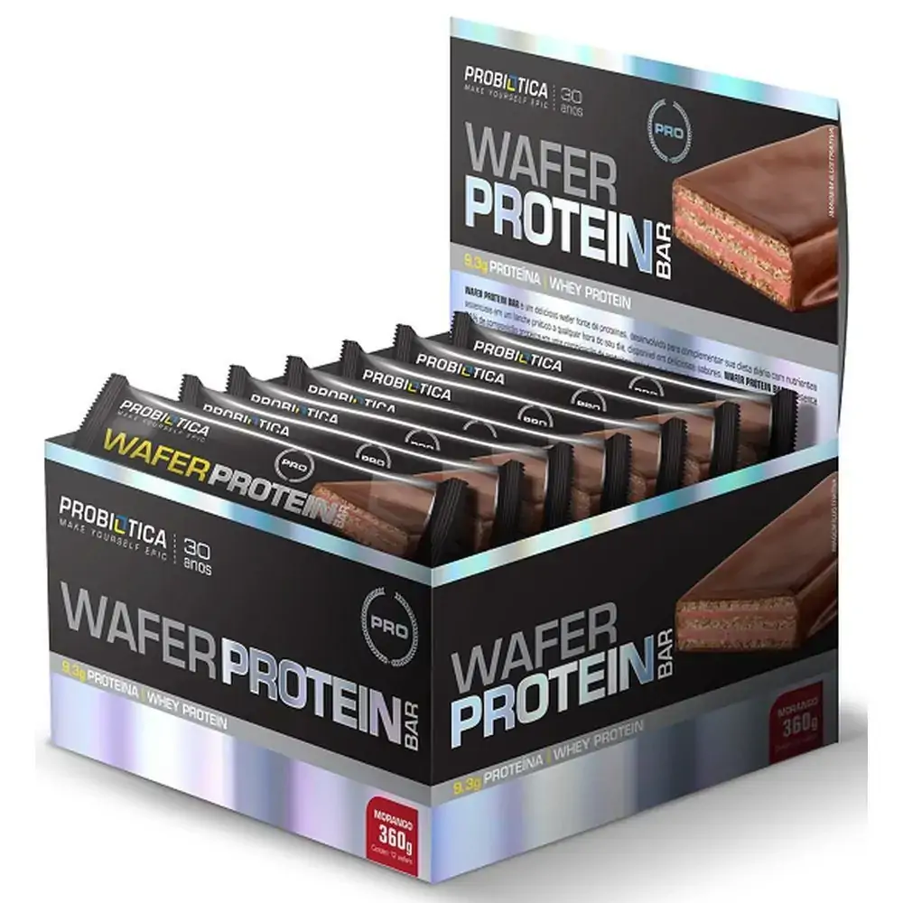 Wafer Protein Bar Lemon Pie 540g Probiótica