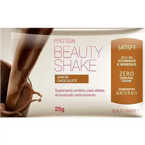 Protein Beauty Shake 500g Chocolate 20g Sachês Probiotica