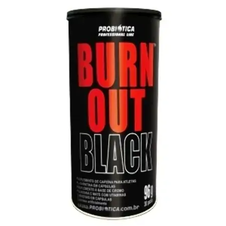 Esportivo Probiótica Burn Out Black Lata 30 Packs