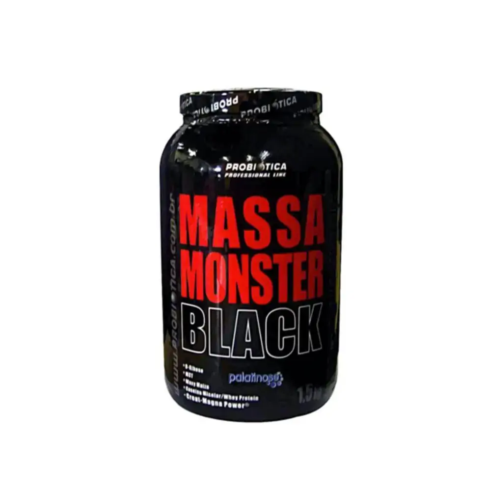 Massa Monster Black Professional Line 1,5kg Probiótica