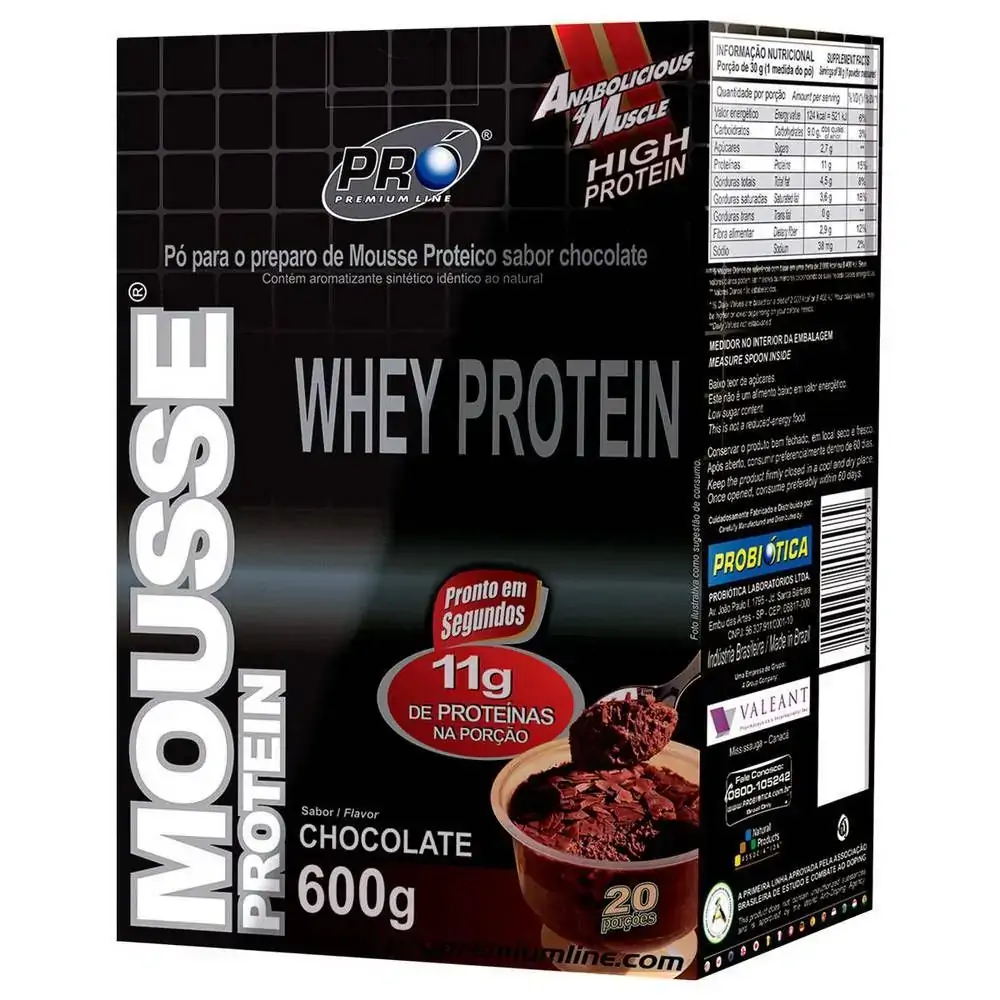 Mousse Protein Chocolate 600gr Probiotica Probiotica