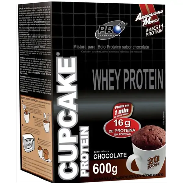 Esportivo Pró Premium Line Cupcake Protein Caixa Pó