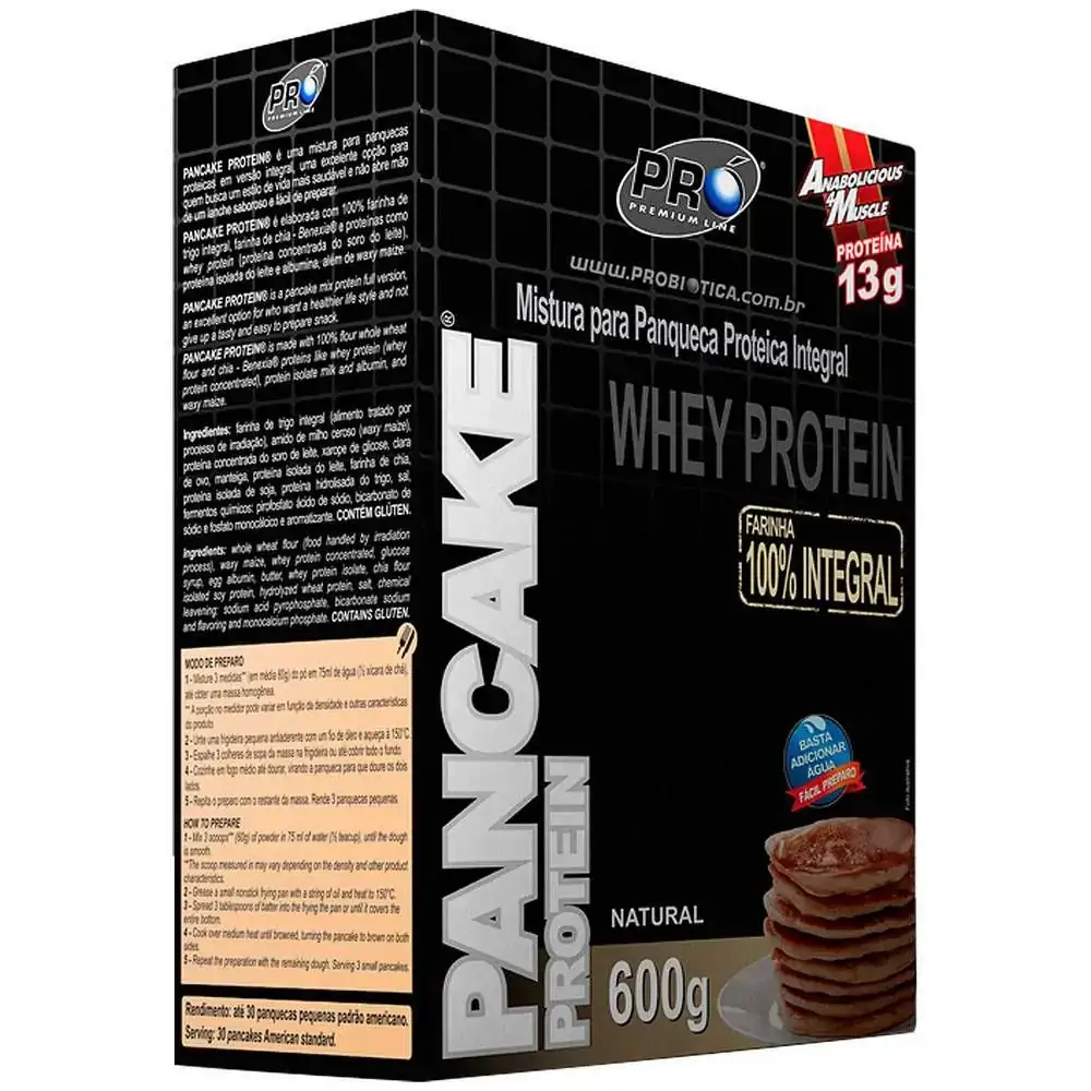 Pancake Whey 600gr Natural Integral Probiotica