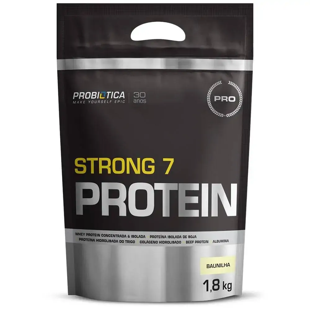 Strong 7 Protein® 1,8 Kg Sabor Baunilha Probiótica