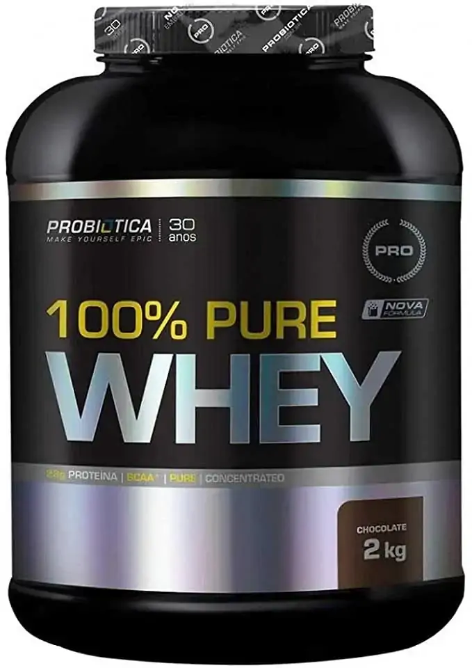 100 Pure Whey S/sabor 2kg Prob .