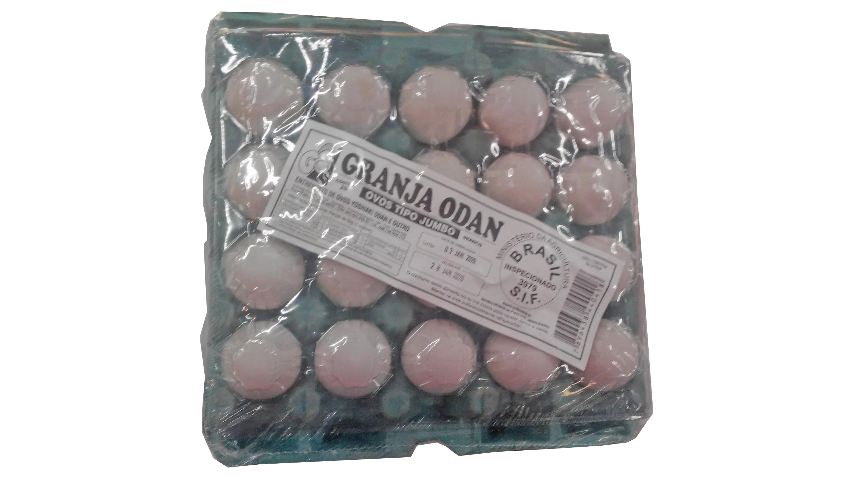 Ovos Odan Band C/20 Bco Jumbo