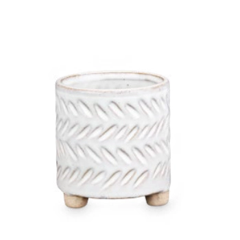 Cachepot Ceramico C/pe 8x8x8cm