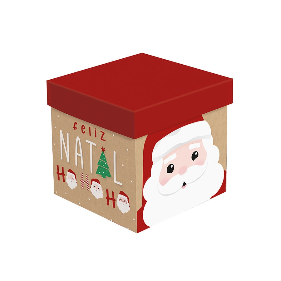 Cx Cubo Noelito P 13x13x13cm C/1 Un