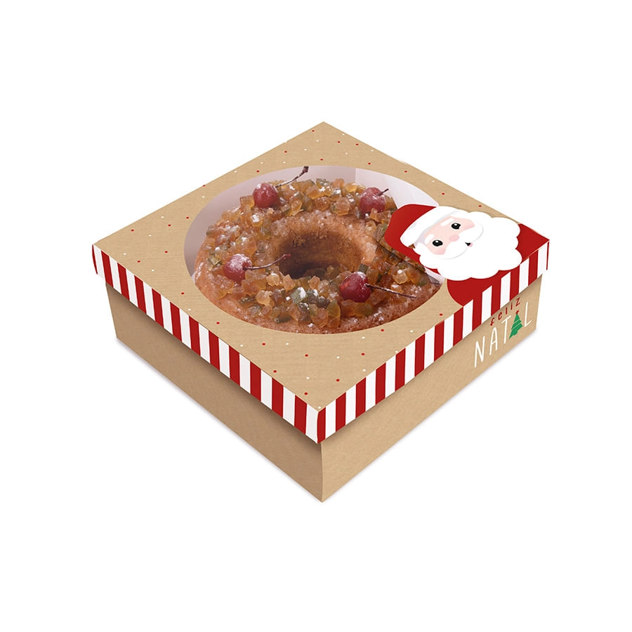 Cx P.bolo Rei Noelito 25x25x10 Un Cromus