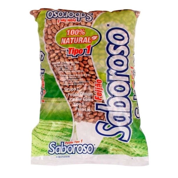 Feijao Carioca Saboroso 1kg