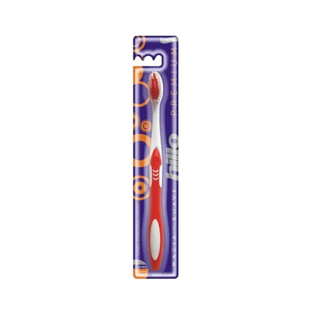 Escova Dental Hillo Premium Adulto Macia Suave