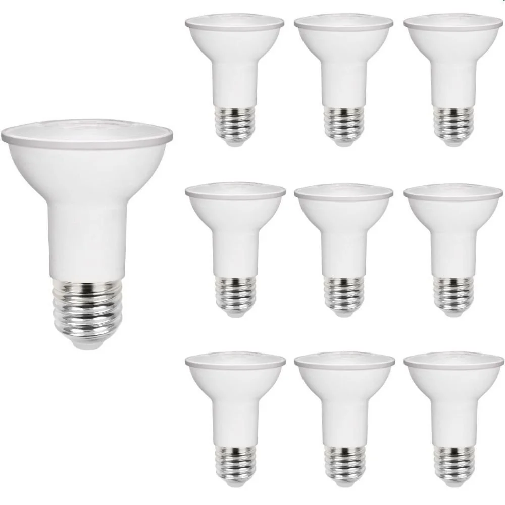 10 Lâmpada Led Stella Par 20 Eco 5,5w E27 Bivolt 2700k Luz Amarela