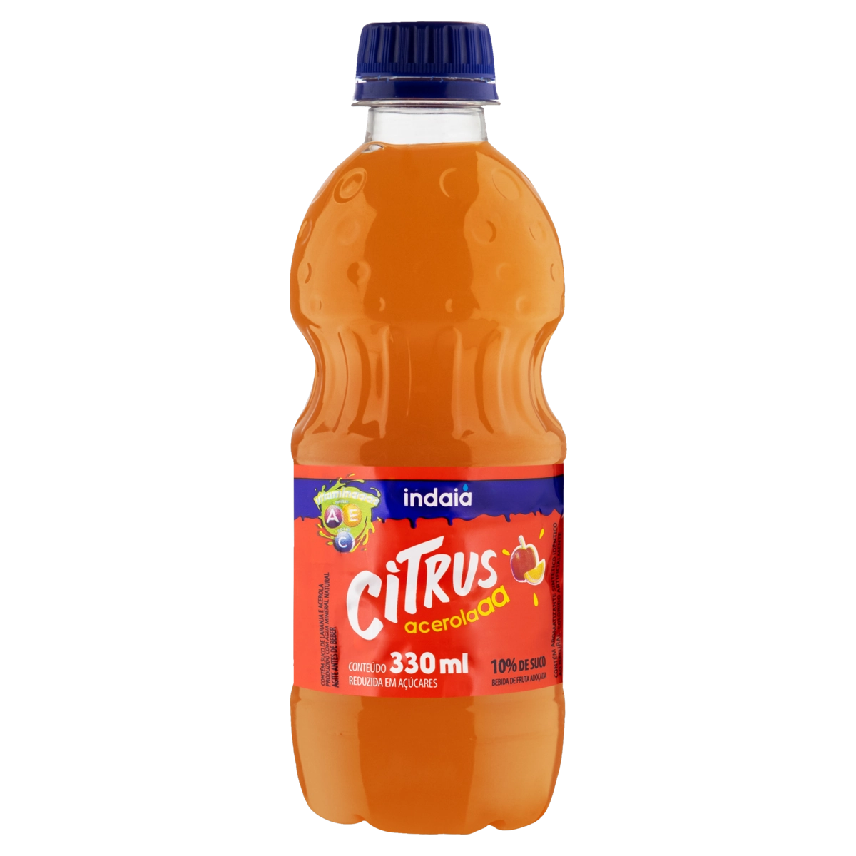 Bebida Adoçada Acerola Indaiá Citrus Garrafa 330ml