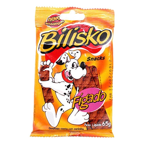 Petisco Bilisko Bifinho de Fígado para Cães 65g