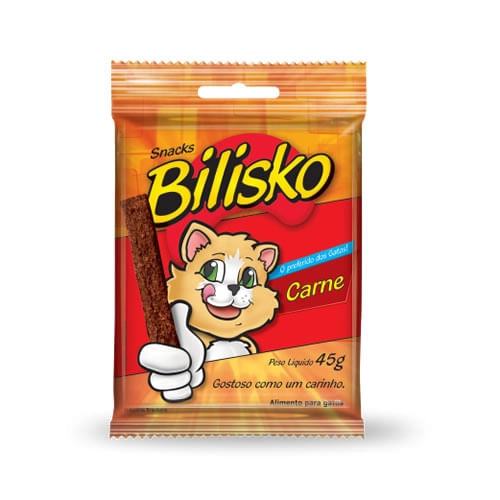 Petisco Bilisko Gato Carne 45g