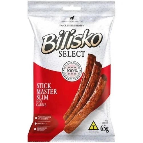 Petisco Bilisko Palito Fino de Carne para Cães 65g