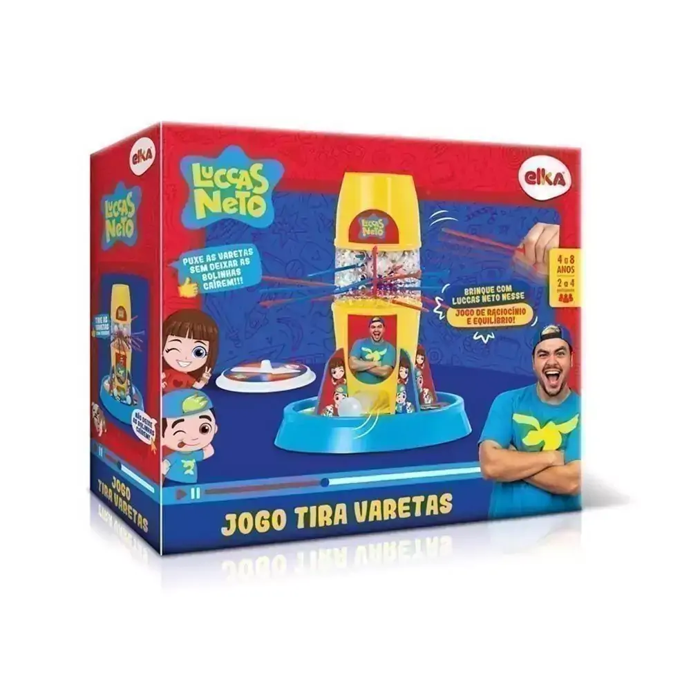 Jogo - Tira Varetas Luccas Neto - Elka