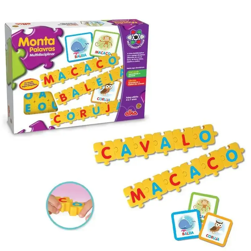 Jogo Monta Palavras Multidisciplinar - Elka