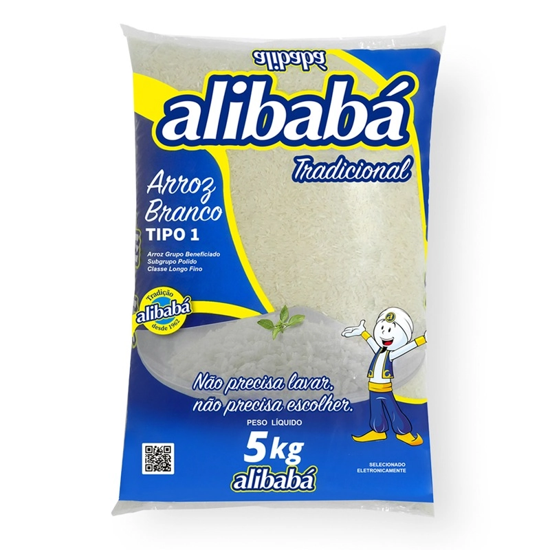 Arroz Alibaba T1 5kg Premium