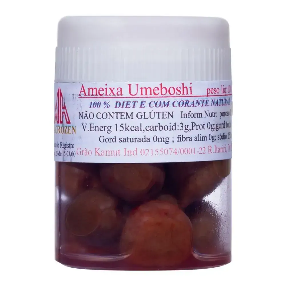 Ameixa Ume S 100g Macro Cx/06