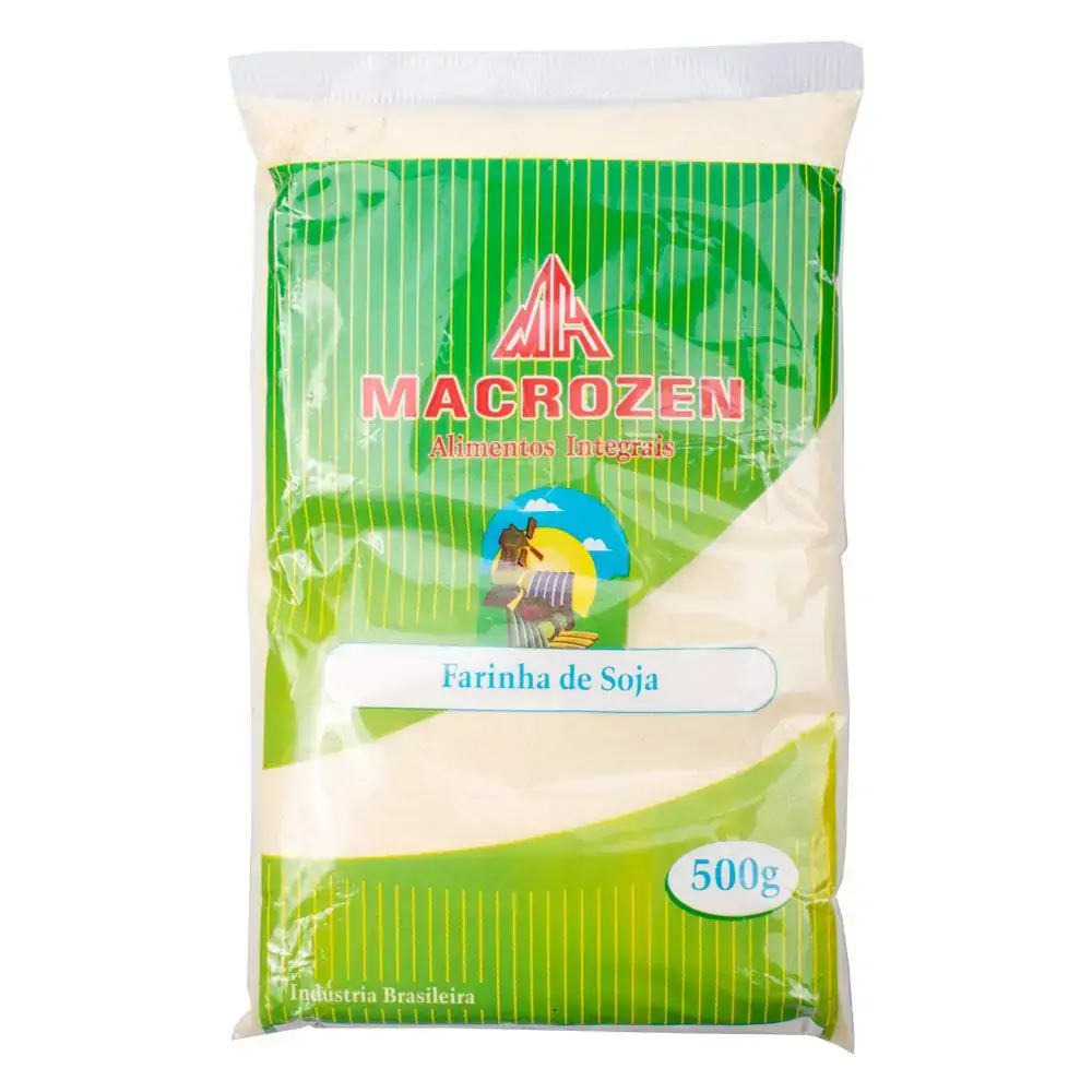Farinha De Soja Kinako 500 G Macrozen