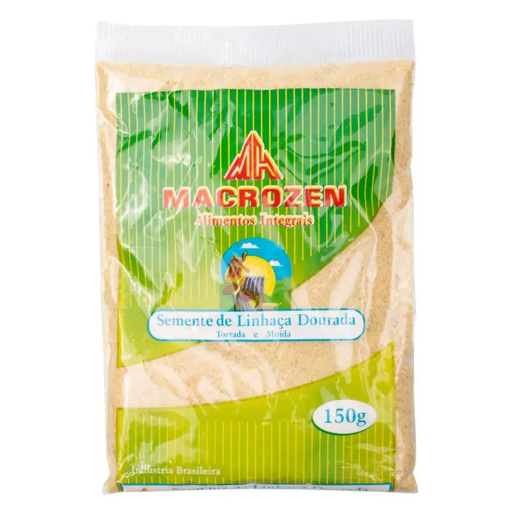 Semente De Linhaça Marron Torrada E Moída 150g