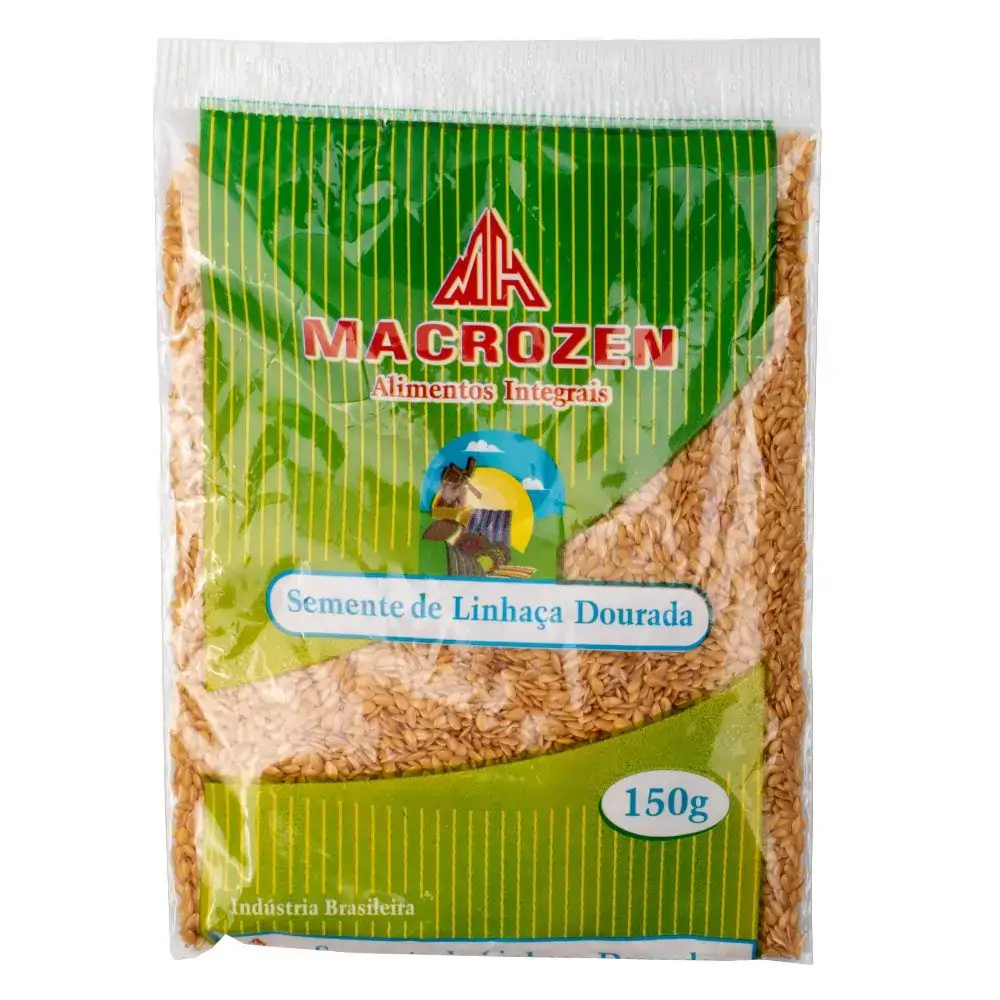Semente De Linhaça Dourada 150 G Macrozen