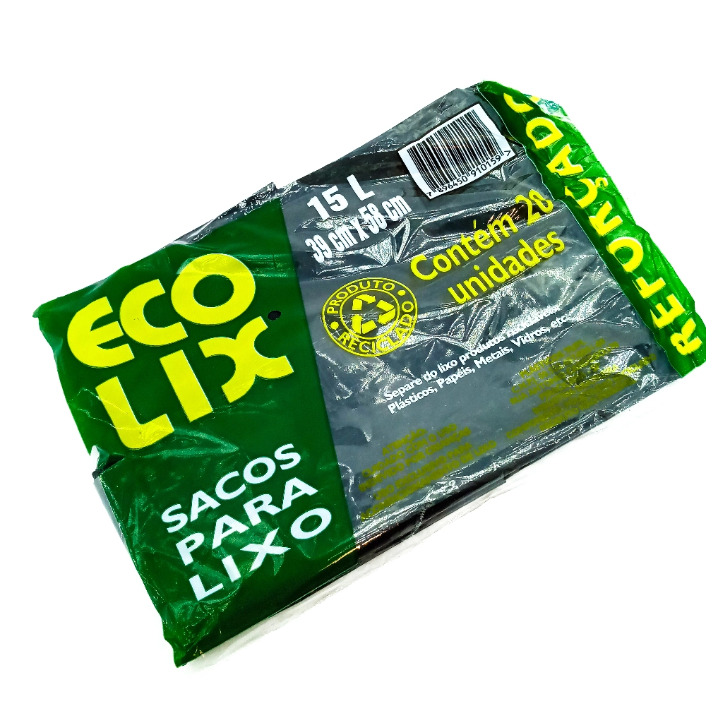 Saco De Lixo Eco Lix 15 Lts C/20